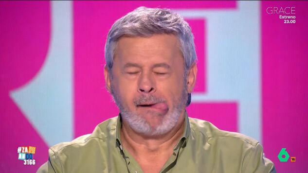 El presentador de Zapeando sigue el ejemplo de un chico que ha subido a redes un v&iacute;deo suyo bailando con el rostro. Lo ha hecho utilizando un popular tono de llamada. 