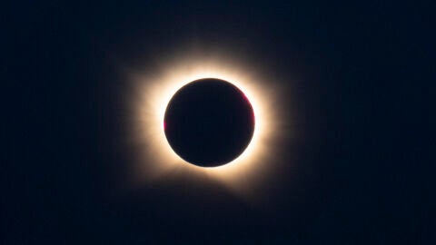 Eclipse de Sol visto este mi&eacute;rcoles en Corbera d&rsquo;Ebre. 