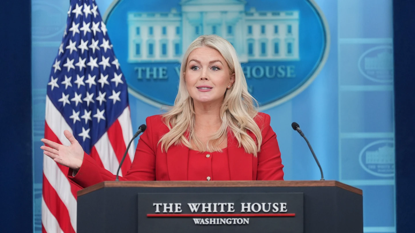 La secretaria de prensa de la Casa Blanca, Karoline Leavitt. La secretaria de prensa de la Casa Blanca, Karoline Leavitt.