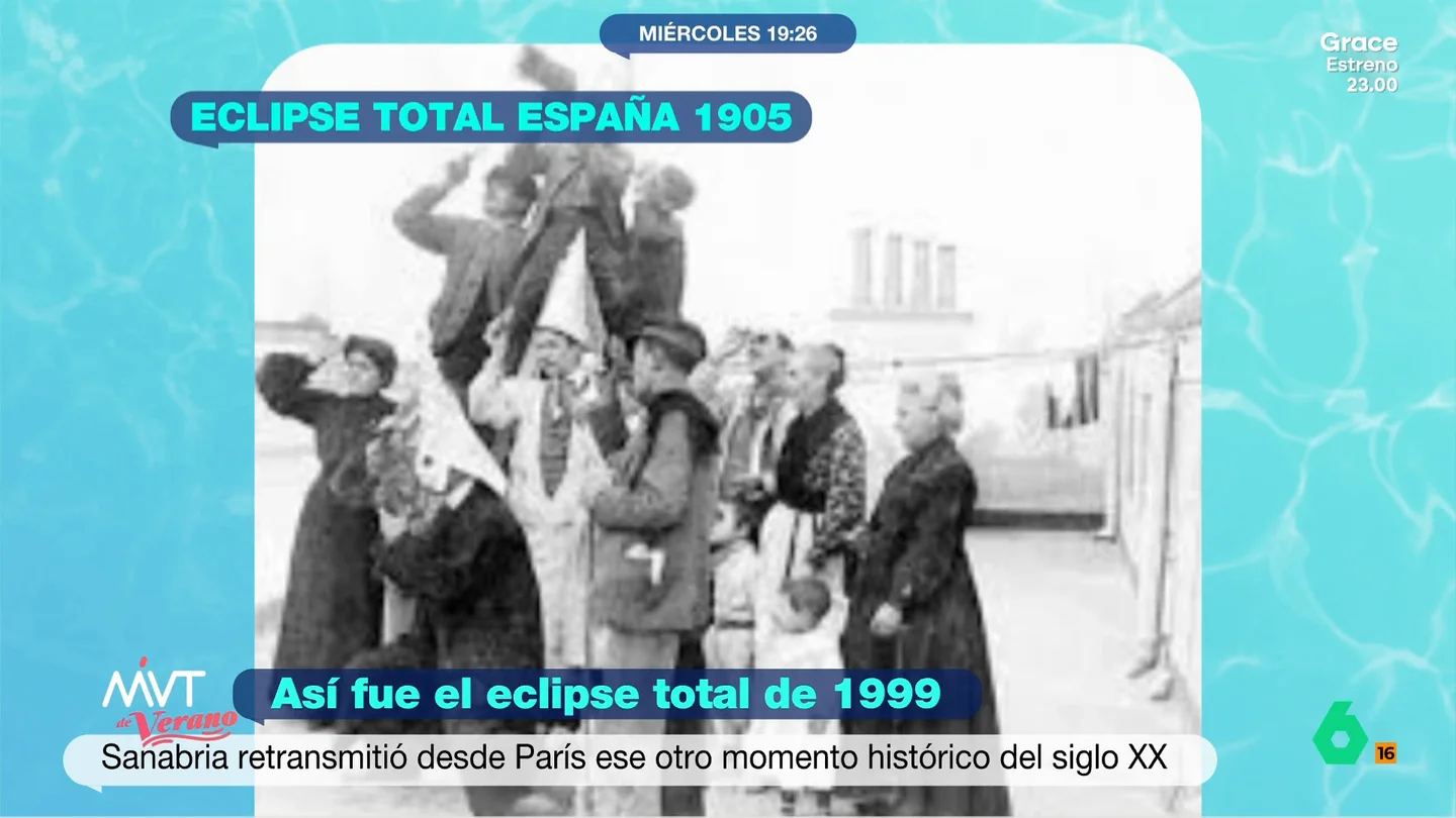 Crónica de un eclipse: así contó la prensa cómo se vivieron los eclipses solares de 1905 a 2015 En 1905 Burgos se convirtió en la capital del eclipse. La prensa escrita fue la encargada de explicar cómo se vivió este momento aunque, como se puede ver en las fotografías de la época, la gente lo vio sin protección.