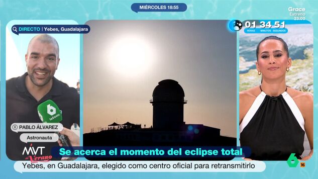 El astronauta Pablo &Aacute;lvarez afirma que el eclipse "da una perspectiva &uacute;nica de la fragilidad del entorno en el que vivimos"