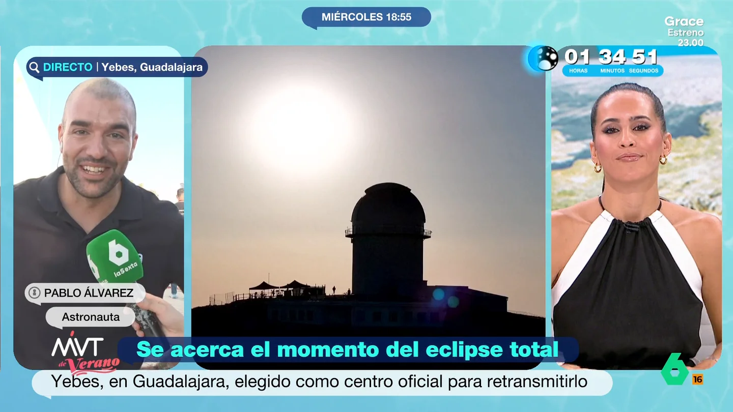 El astronauta Pablo Álvarez afirma que el eclipse "da una perspectiva única de la fragilidad del entorno en el que vivimos" El astronauta Pablo Álvarez afirma que el eclipse "da una perspectiva única de la fragilidad del entorno en el que vivimos"