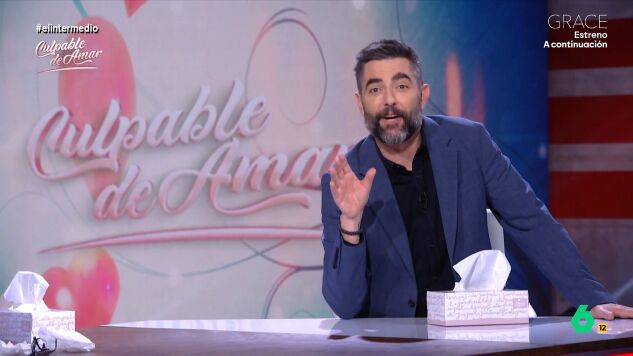 Dani Mateo, sobre la decepci&oacute;n de &Aacute;balos con J&eacute;ssica en 'Culpable de amar': "Pensaba que era un don Juan y al final parece Mr. Potato"