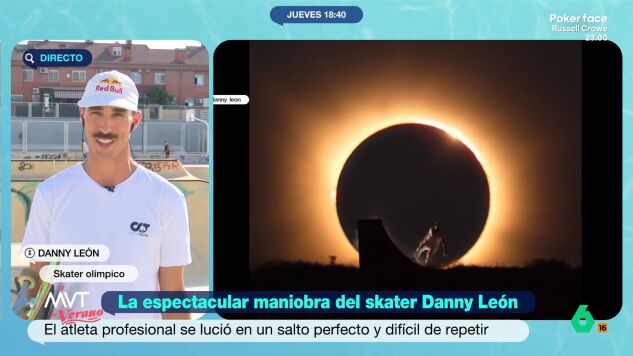 El deportista estuvo ensayando el d&iacute;a anterior para ver cu&aacute;ntos trucos pod&iacute;a llevar a cabo. Finalmente, realiz&oacute; tres para poder escoger el mejor y conseguir la mejor toma. 