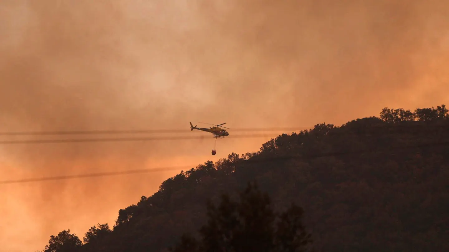 Incendio en Peñas de Riglos Incendio en Peñas de Riglos