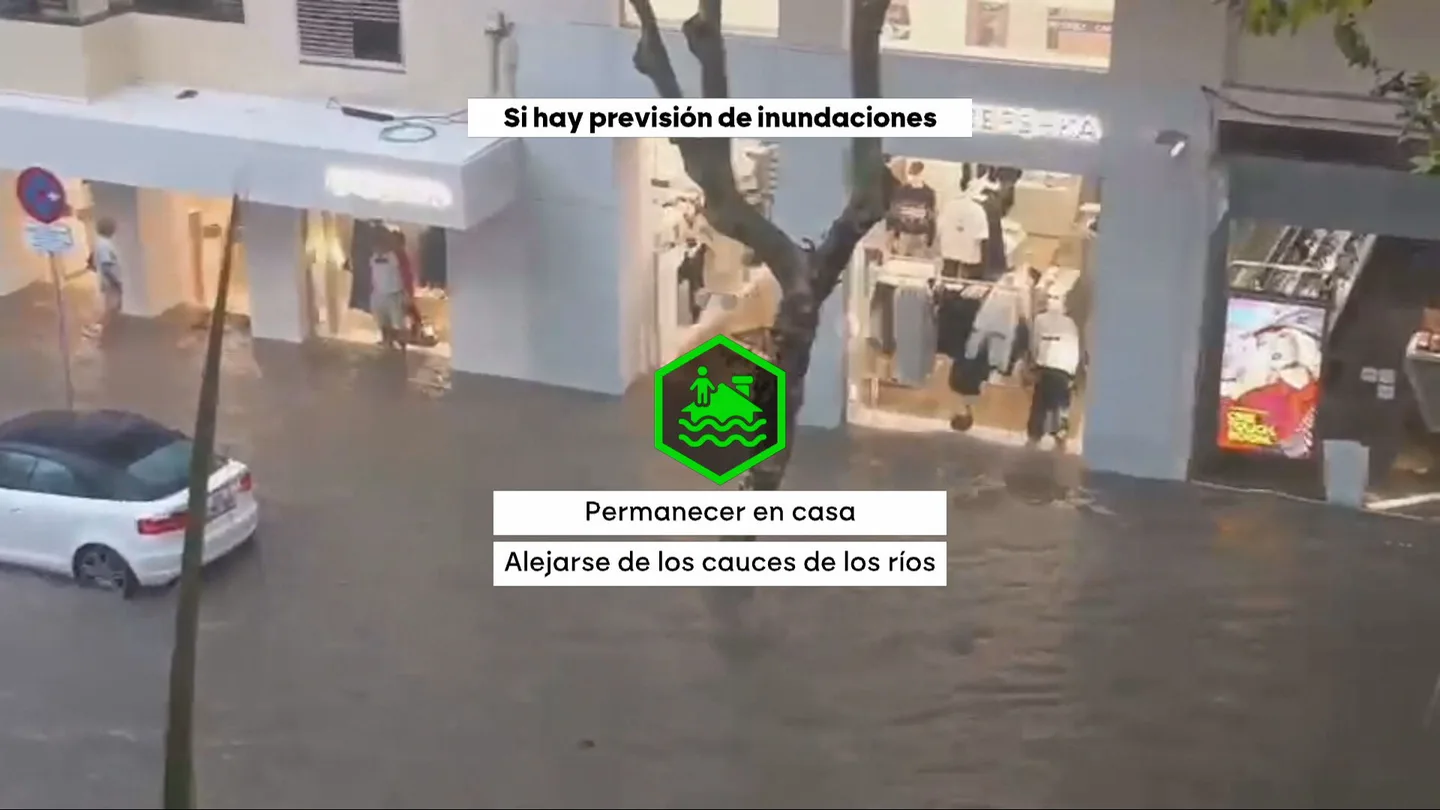 Desde subir al techo del coche a buscar zonas elevadas o cerrar ventanas: las claves sobre qué hacer ante una riada Desde subir al techo del coche a buscar zonas elevadas o cerrar ventanas: las claves sobre qué hacer ante una riada