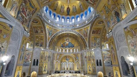 Interior del Templo de San Sava