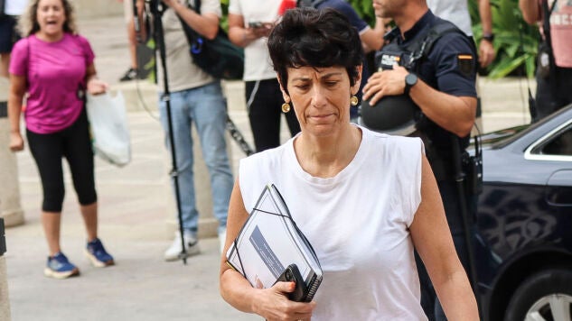 La ministra de Inclusi&oacute;n, Seguridad Social y Migraciones y portavoz del Gobierno, Elma Saiz, a su llegada a una reuni&oacute;n con el presidente de la Ciudad Aut&oacute;noma de Ceuta, Juan Jes&uacute;s Vivas Lara.
