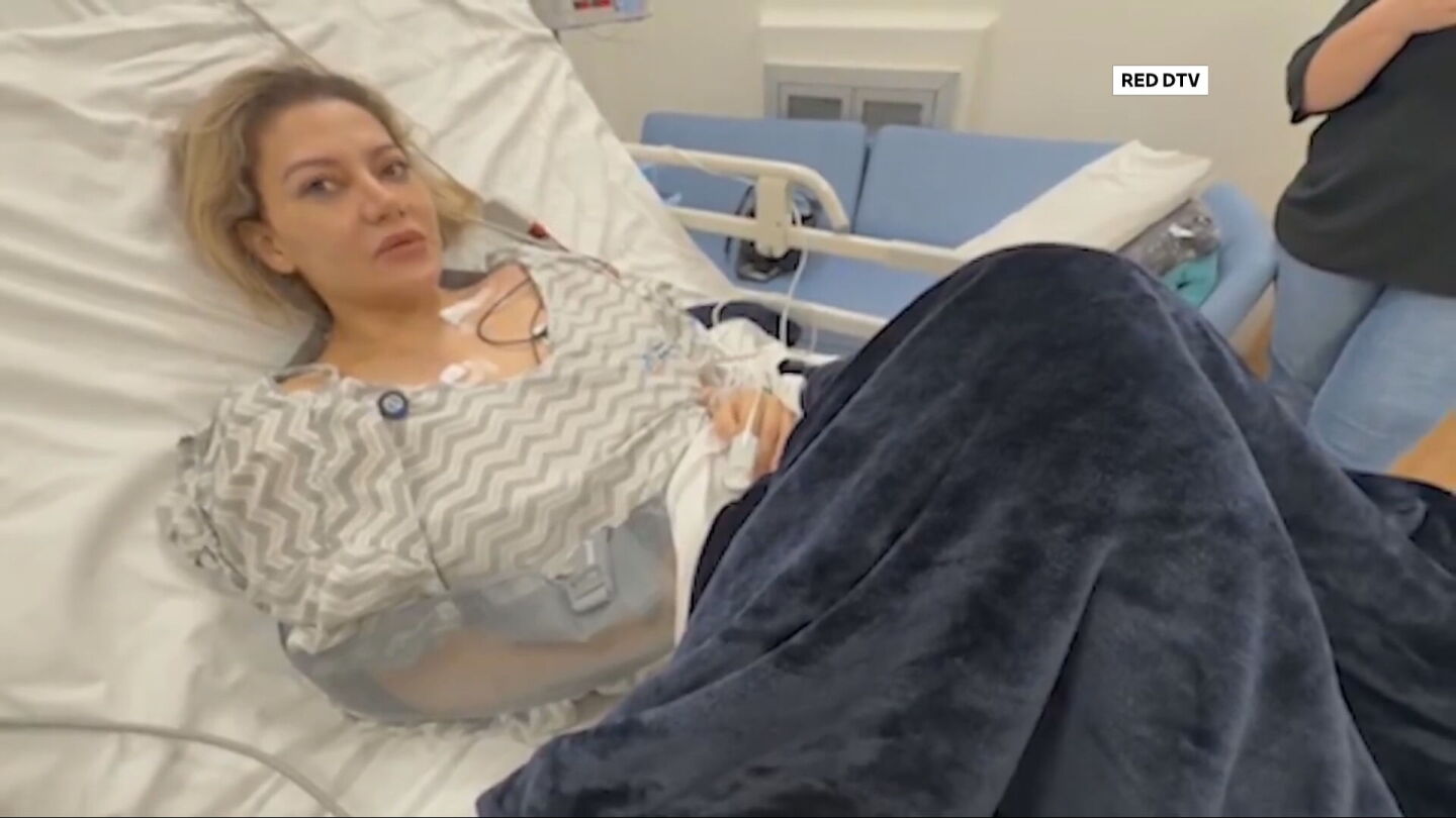 Nadia Beller, expareja de Fernando Cerimedo, en el hospital tras su intento de asesinato