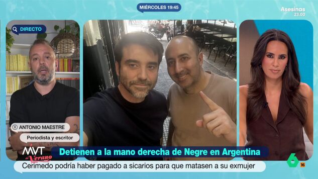 Antonio Maestre aporta m&aacute;s informaci&oacute;n sobre Fernando Cerimedo tras ser detenido por, presuntamente, contratar a unos sicarios para asesinar a su exmujer y de su sociedad con el agitador Javier Negre: "Es una sucursal digital de los bulos para poder tumbar gobiernos de izquierdas".