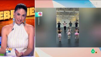 El futbolista brasile&ntilde;o mostraba una faceta poco conocida y se le ve&iacute;a con la baba por los suelos ante la actuaci&oacute;n de ballet de su hija de cuatro a&ntilde;os, a la que tambi&eacute;n tuvo que unirse e intentar seguir la coreograf&iacute;a.