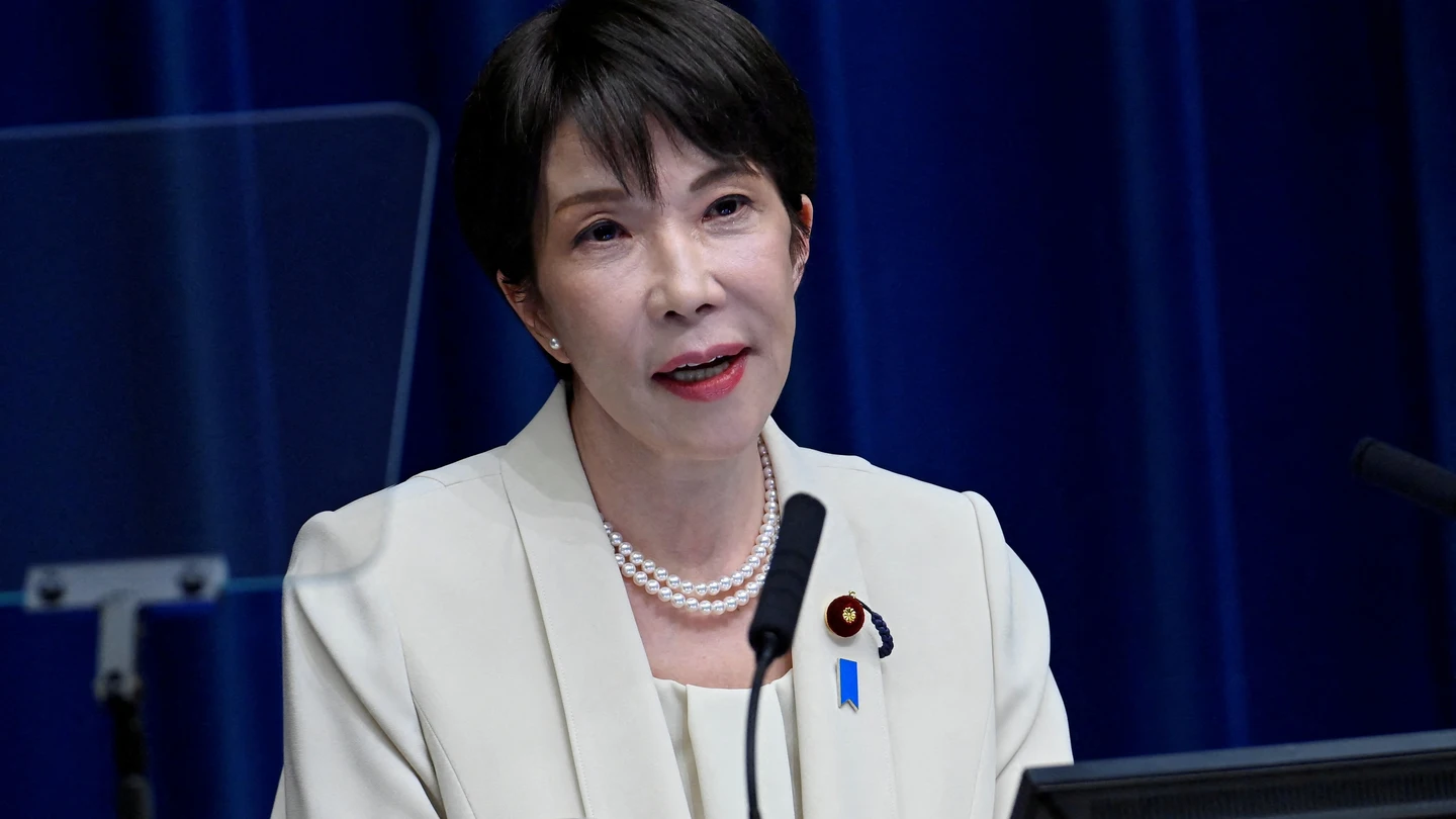 La primera ministra de Japón, Sanae Takaichi La primera ministra de Japón, Sanae Takaichi