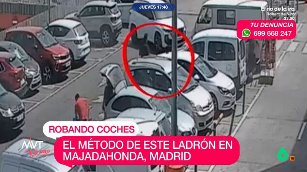 Ladr&oacute;n coches Majadahonda MVT