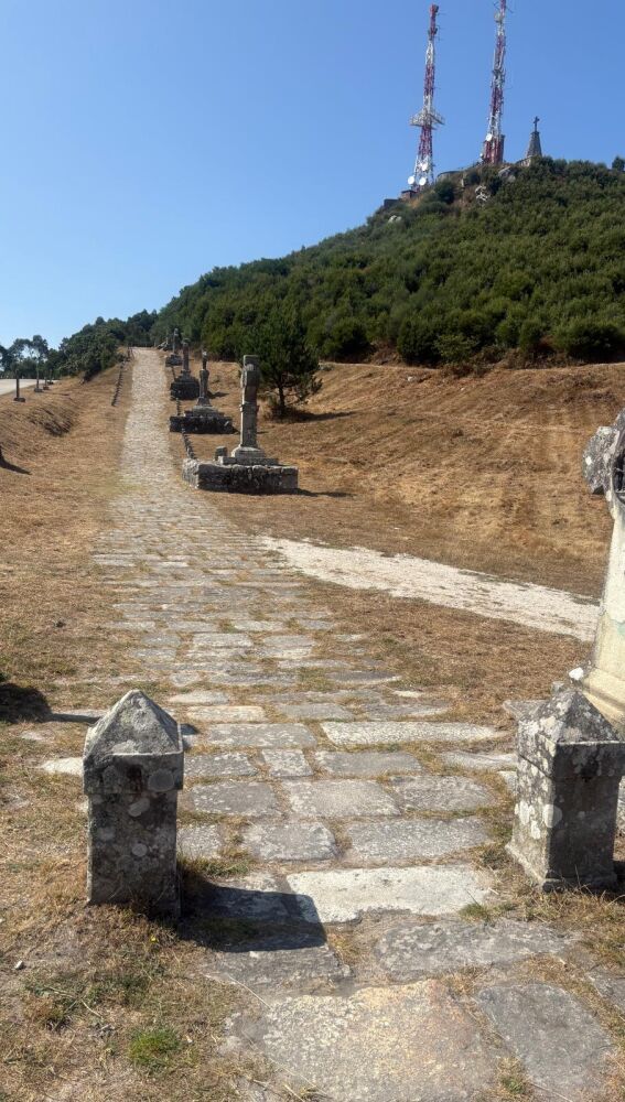 Vía Crucis en el monte de Santa Trega