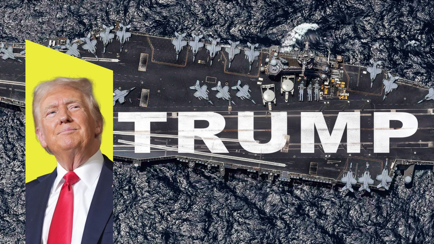 El portaviones Trump El portaviones Trump