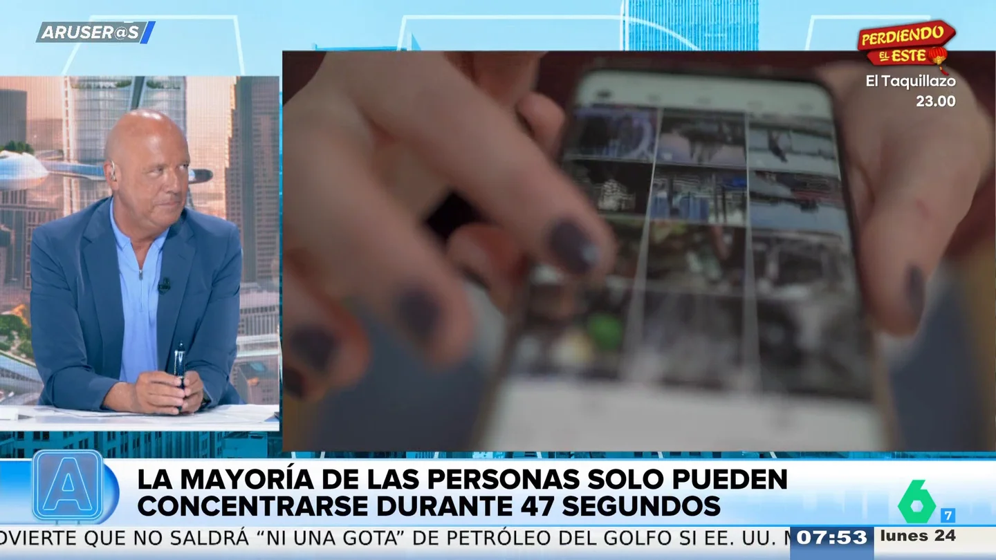 Alfonso Arús alerta sobre nuestro "cerebro de TikTok": "47 segundos de audio es para cortarse las venas" Alfonso Arús alerta sobre nuestro "cerebro de TikTok": "47 segundos de audio es para cortarse las venas"