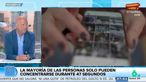 Alfonso Arús alerta sobre nuestro "cerebro de TikTok": "47 segundos de audio es para cortarse las venas" Alfonso Arús alerta sobre nuestro "cerebro de TikTok": "47 segundos de audio es para cortarse las venas"