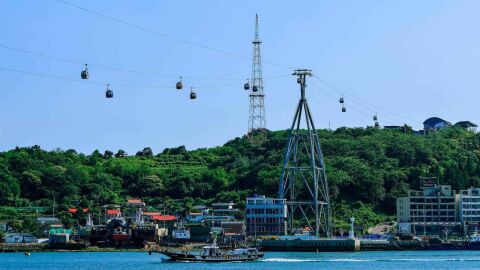Yeosu. Teleférico