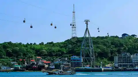Yeosu. Teleférico Yeosu. Teleférico