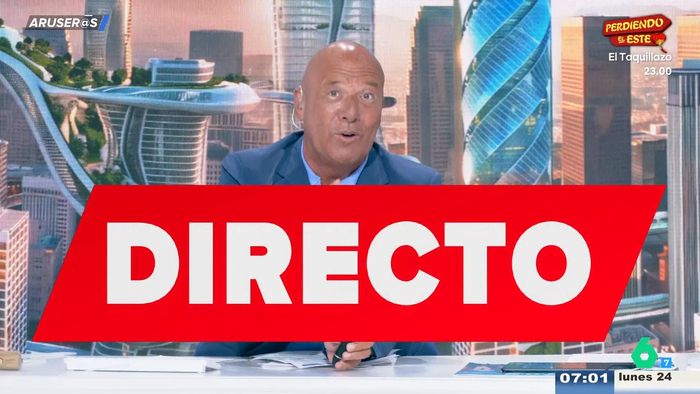 Alfonso Arús regresa al directo de Aruser@s tras las vacaciones con España como campeona del mundo Alfonso Arús regresa al directo de Aruser@s tras las vacaciones con España como campeona del mundo