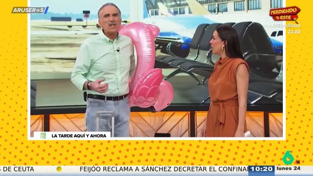Juan y Medio, indignado por el precio de los aeropuertos: "Para ahorrar le ped&iacute; la tostada sin pan"