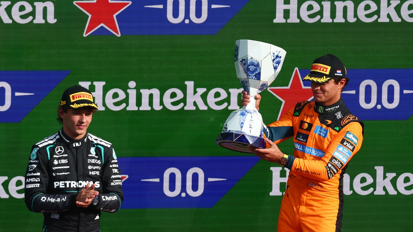 Kimi Antonelli y Lando Norris Kimi Antonelli y Lando Norris
