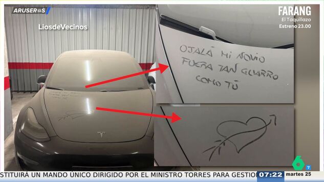 El sorprendente mensaje que ponen en un coche sucio: "Ojal&aacute; mi novio fuera tan guarro como t&uacute;"