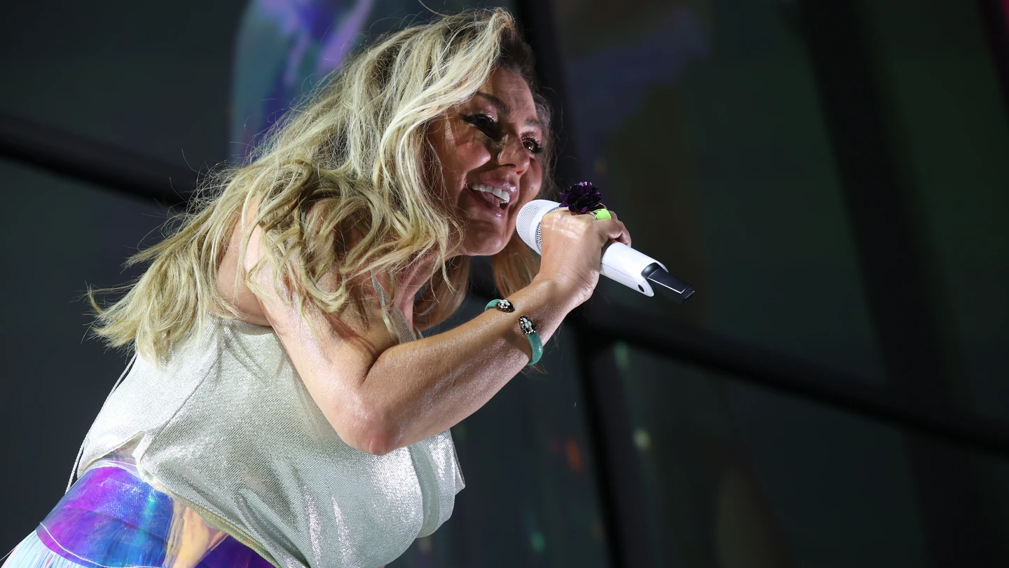 Imagen de archivo de la cantante Amaia Montero durante un concierto con La Oreja de Van Gogh en el Movistar Arena de Madrid. Imagen de archivo de la cantante Amaia Montero durante un concierto con La Oreja de Van Gogh en el Movistar Arena de Madrid.