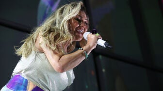 Imagen de archivo de la cantante Amaia Montero durante un concierto con La Oreja de Van Gogh en el Movistar Arena de Madrid.