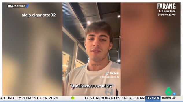 Alfonso Ar&uacute;s vaticina el desenlace de Alejo tras su viaje para ver a Messi: "La mujer lo ha plantado"o