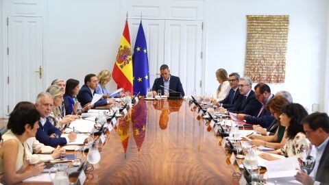 El presidente del Gobierno, Pedro S&aacute;nchez, preside la reuni&oacute;n extraordinaria del Consejo de Seguridad Nacional, en el Complejo de la Moncloa.