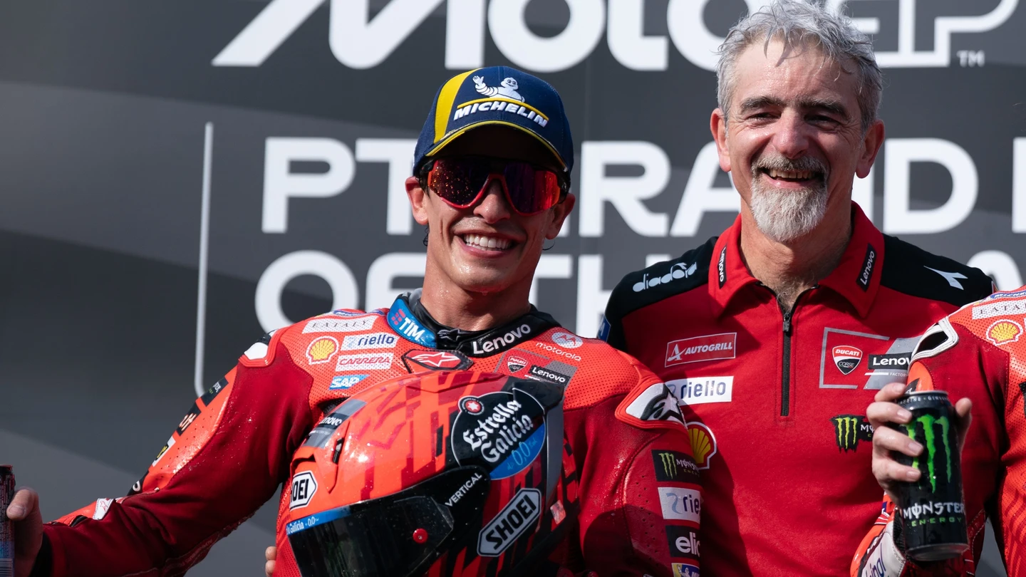 Marc Márquez y Gigi Dall'Igna Marc Márquez y Gigi Dall'Igna