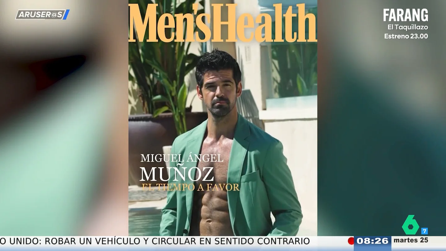 Miguel Ángel Muñoz protagoniza el reto de la portada de 'Men's Health' Miguel Ángel Muñoz protagoniza el reto de la portada de 'Men's Health'