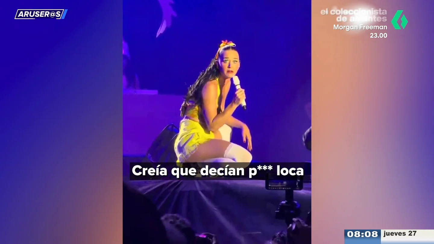 La confusión viral de Katy Perry con el español en su concierto en México: "¡Creía que decían p*** loca!" La confusión viral de Katy Perry con el español en su concierto en México: "¡Creía que decían p*** loca!"