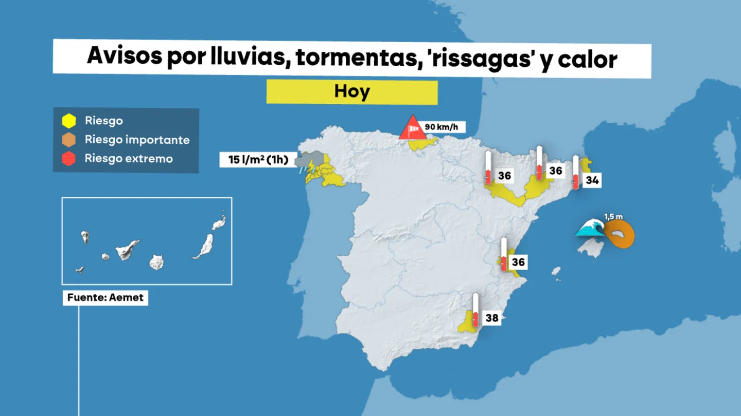 El otoño se adelanta en media España con lluvias y menos de 25 grados en la última semana de agosto El otoño se adelanta en media España con lluvias y menos de 25 grados en la última semana de agosto