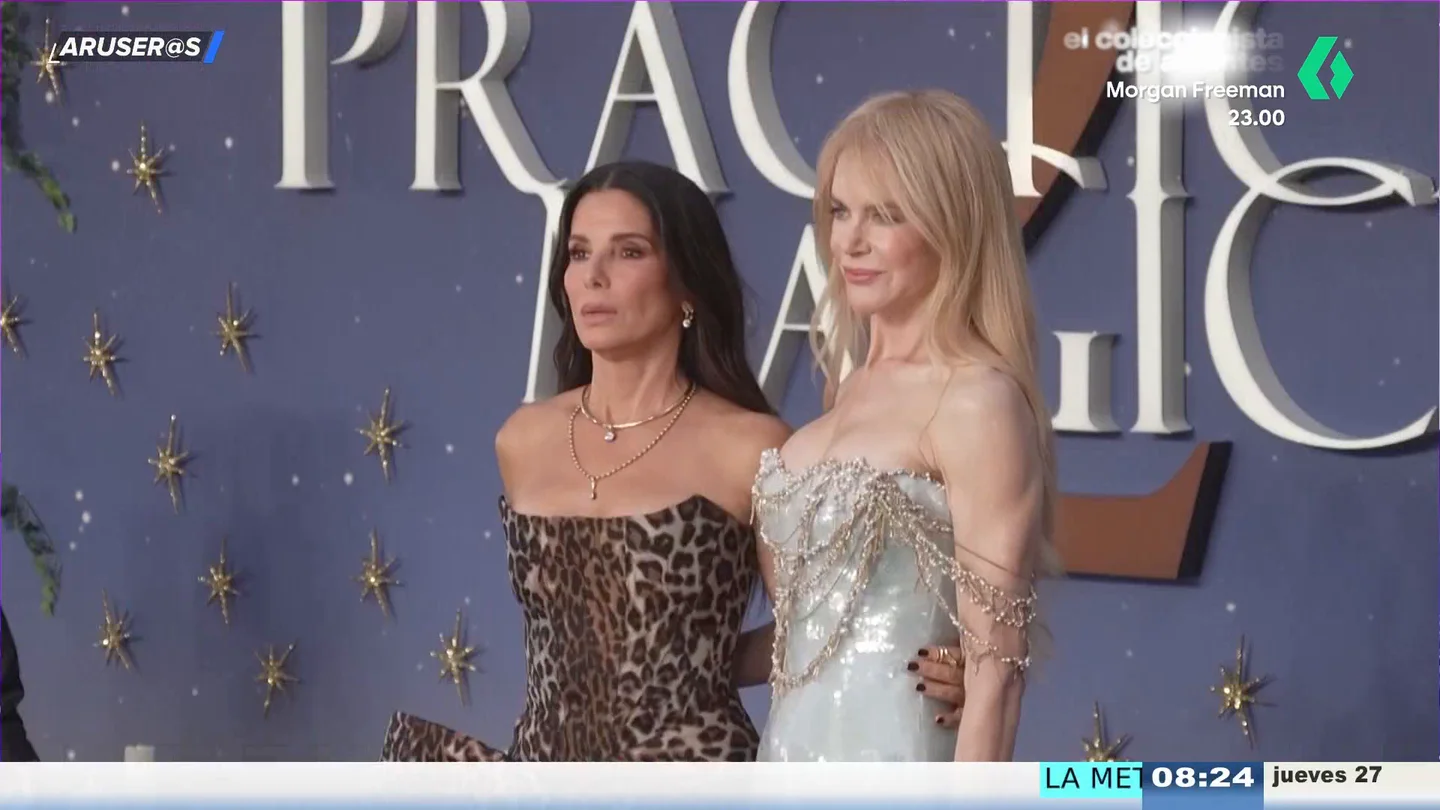 Sandra Bullock y Nicole Kidman presentan 'Practical Magic 2' en Londres: "Se le ve la trampa de la peluca" Sandra Bullock y Nicole Kidman presentan 'Practical Magic 2' en Londres: "Se le ve la trampa de la peluca"