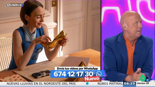 Alfonso Ar&uacute;s, sobre el v&iacute;deo filtrado de los actores de 'Emily in Paris': "Sylvie en la vida real es igual"