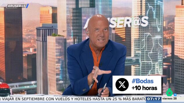 Alfonso Ar&uacute;s analiza la evoluci&oacute;n de las bodas: "Son m&aacute;s sofisticadas, pero duran menos"