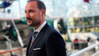 El rey Haakon VIII de Noruega