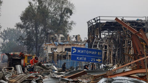 Imagen de un ataque ruso en Ucrania