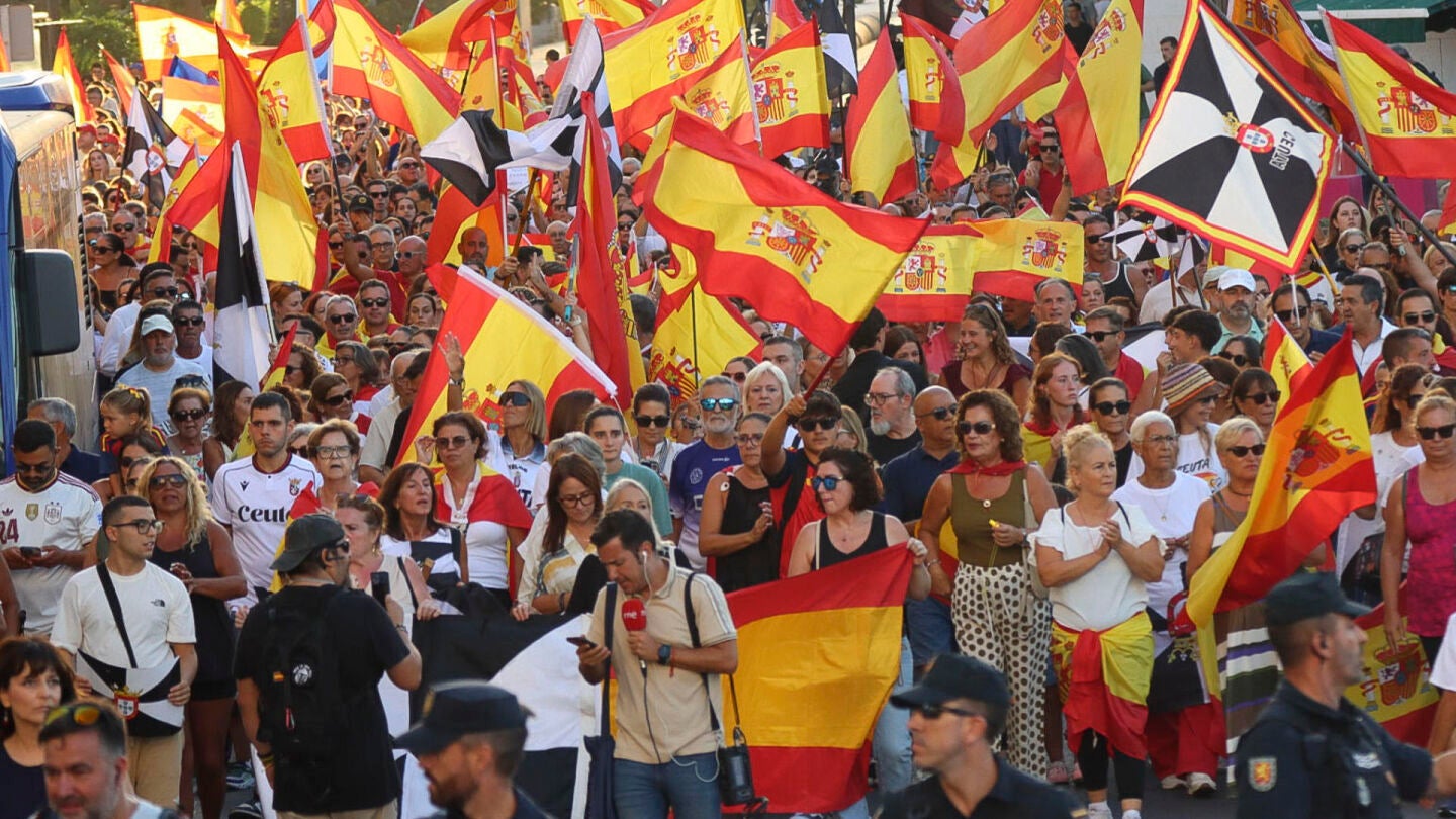 Imagen de una manifestaci&oacute;n en Ceuta