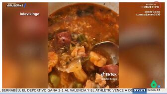  La "sopa de paella" que indigna a un espa&ntilde;ol en Estados Unidos: "Representando a Espa&ntilde;a"