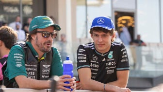 Fernando Alonso y Kimi Antonelli