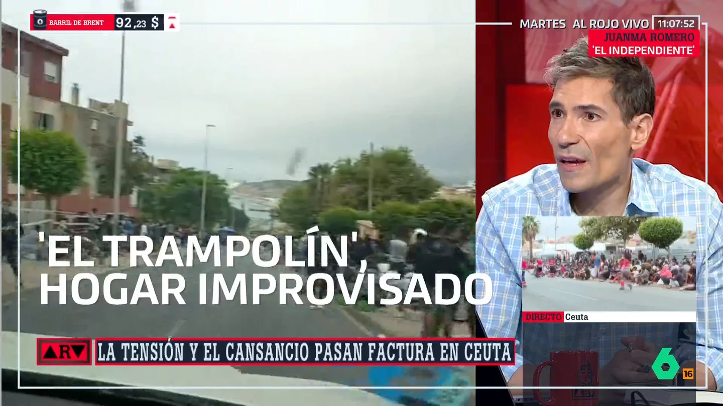 Juanma Romero: "Lo más grave es que el Gobierno no pudiera responder a la emergencia en Ceuta un mes después" Juanma Romero: "Lo más grave es que el Gobierno no pudiera responder a la emergencia en Ceuta un mes después"