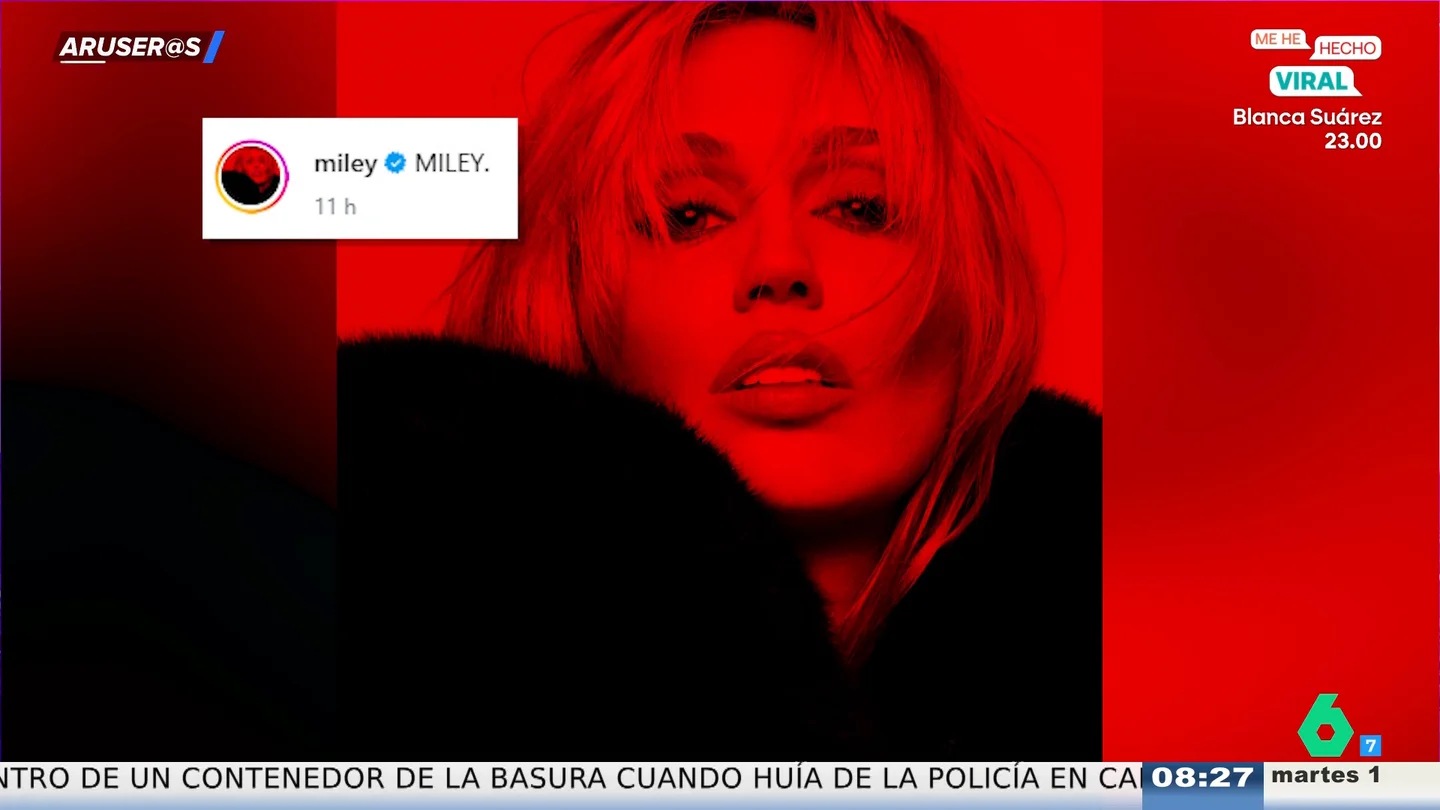 Miley Cyrus sorprende en redes sociales y se quita el apellido: "Se va a llamar Miley a secas" Miley Cyrus sorprende en redes sociales y se quita el apellido: "Se va a llamar Miley a secas"