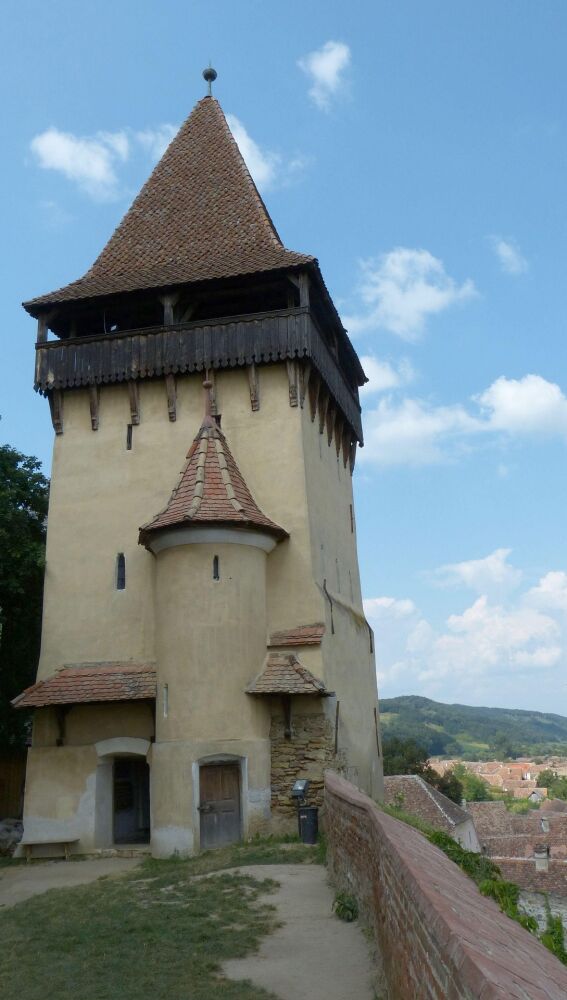 Torre de la iglesia fortificada de Biertan