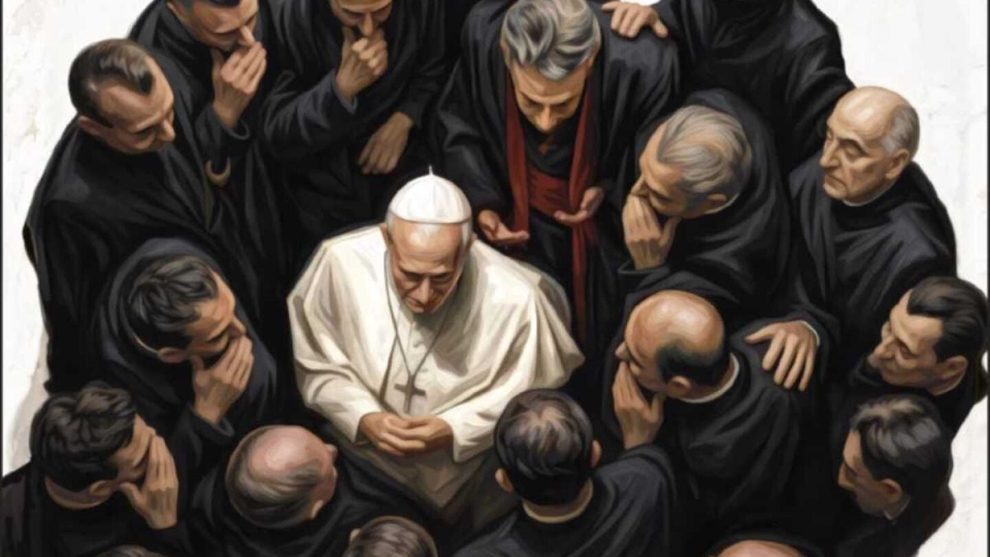 Detalle de la portada de 'El pastor y los lobos', de Santiago Roncagliolo 