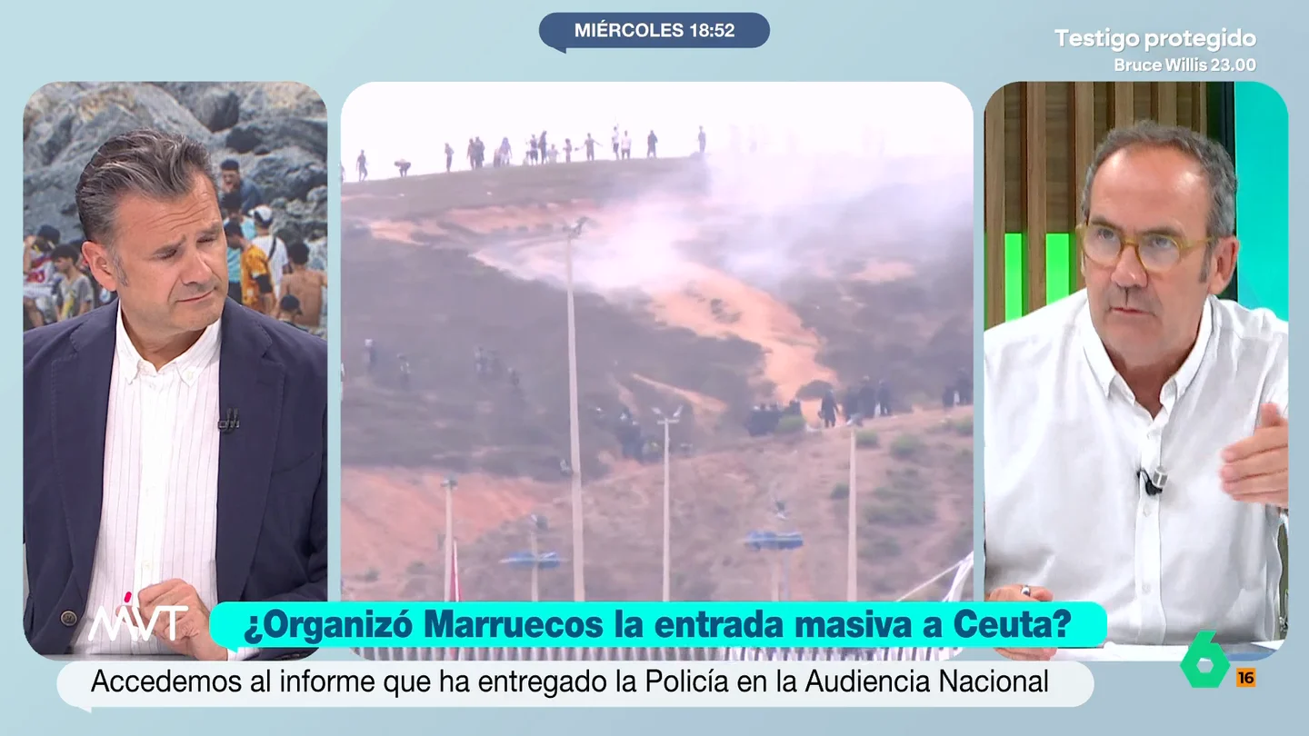 Juande Colmenero cree que Sánchez "ni va a hacer autocrítica y va a seguir exculpando a Marruecos" El periodista indica que hay una pregunta que no nos atrevemos a hacer que es por qué somos rehenes voluntarios de Marruecos.