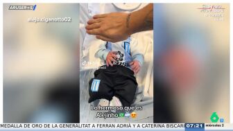 Alfonso Ar&uacute;s da la bienvenida a Alejinho, el hijo del joven que viaj&oacute; a pie de Argentina a EEUU para ver a Messi