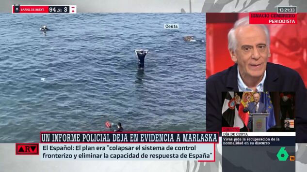 Cembrero lanza una peque&ntilde;a defensa del Gobierno: "Quiz&aacute; no ha querido se&ntilde;alar a Marruecos porque cuenta con &eacute;l para mitigar el impacto de la crisis que ha creado en Ceuta"